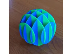 Sliceform sphere