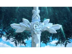 Sword Art Online: Alicization - Eugeo Blue Rose Sword 1:1 Assembly (Normal Size) with Shield