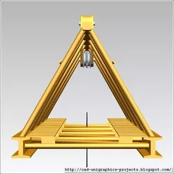 TOWER CRANE -Crane jib main- Free 3D model