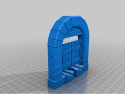 Wooden train: "Sun's Gate" compatible to the IKEA set