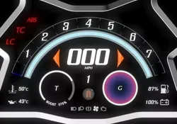 3d Digital Dash Concept Design Free low-poly 3D model
