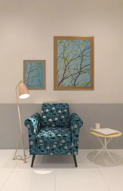 Adrian Flared Armchair Free low-poly 3D model