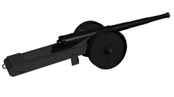British Naval Gun Free 3D model