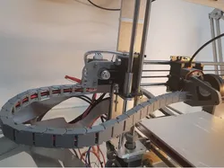 Cablechain mount for nema-17 x axis