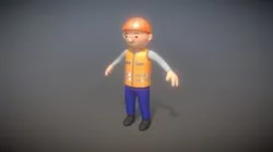 Construction Worker (High-Poly Version)