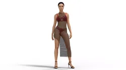 dress Free 3D model