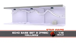 Echo Base Set 2 Hallway 1-18 scale Kenner Hasbro Free 3D print model