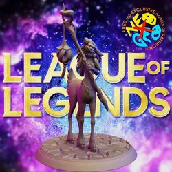 LILLIA - LEAGUE OF LEGENDS Free 3D print model
