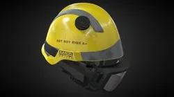 MSA fire helmet