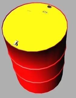 oil drum atf 200ltr Free 3D model