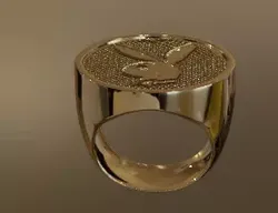 play boy ring Free low-poly 3D model
