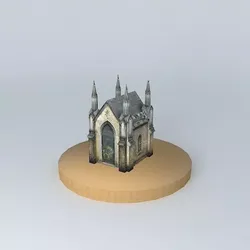 Riga crypt Jekaba cemetery Free 3D model