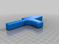 Rubber activated pellet gun