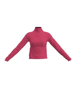 Stylish Designer High Neck Top 3D model Free 3D model