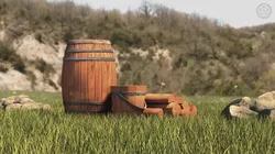 Wooden Props Free 3D model