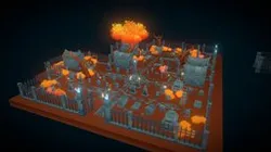 Cemetery Toon Assets Set