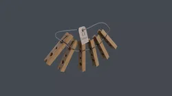 Clothespins Free 3D model