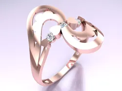 Diamond Ring - Womens Rings - N2156 Free 3D print model