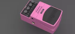 Distorion guitar pedal Free 3D model