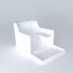 First Class Airplane Seat Free 3D model