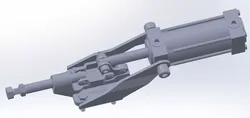 GPP-195070 hydraulic cylinder Free 3D model