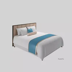 guest room bed 3D model Free 3D model