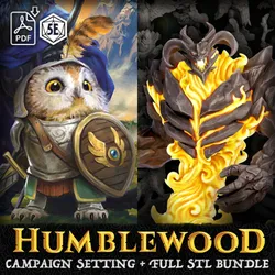 Humblewood Campaign Setting (PDF) + Full Miniature Bundle (STL)