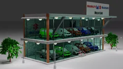 MARUTI SUZUKI CAR SHOWROOM AUTO K10 Free low-poly 3D model
