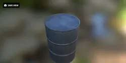 Oil Drum Free low-poly 3D model