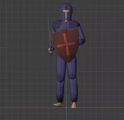 RPG Player Free low-poly 3D model