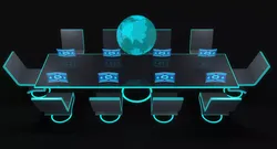 Sci Fi Conference Table Free 3D model