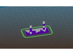 Simple Dual Extrusion - Stringing-Test