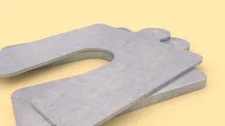 Size A Slotted Shims Free 3D model