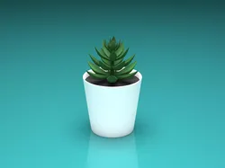 small plant pot Free 3D model