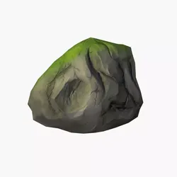 Stone rock Free low-poly 3D model