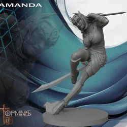WARRIOR FOR TABLETOP RPG