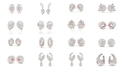 81 Women Earrings 3dm STL OBJ FBX Renders Details Collection 3D Model Pack