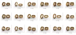 alans ring 30 pieces drawing 3d rihone drawing ring rings  3D print model
