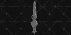 Antique Barometer French 18th century printable  3D print model