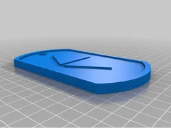 Captain Xavier Crew Auxiliary Dog Tag