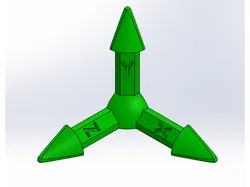 Cartesian axis XYZ