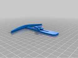 "Cotton Swab Crossbow" Modified to print in one piece