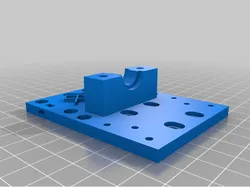 E3D V6 Mounting Plate for Anet A8 (fixed nut traps)