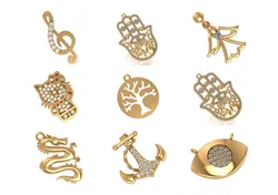 hippop charms 500 3DM files  3D print model