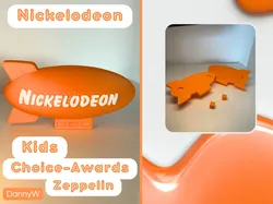 Nickelodeon - Kids Choice Awards - Zeppelin - Free 3D Print Model