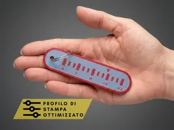 PHOTOGRAPHIC KEYCHAIN - EXPOSURE METER - Free 3D Print Model