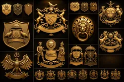 RAJPUT RATHORE BATCH  LOGO COLLECTION 3D print model