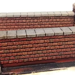 Small Brick Wall 1/72, 1:72