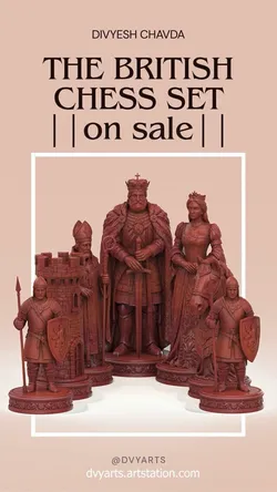 The Ultimate Royal Chess Collection 3D print model