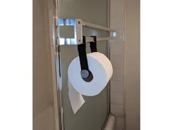 Toilet Paper Holder for Shower Door Towel Rack